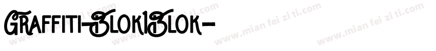 Graffiti-Blok1 Blok字体转换